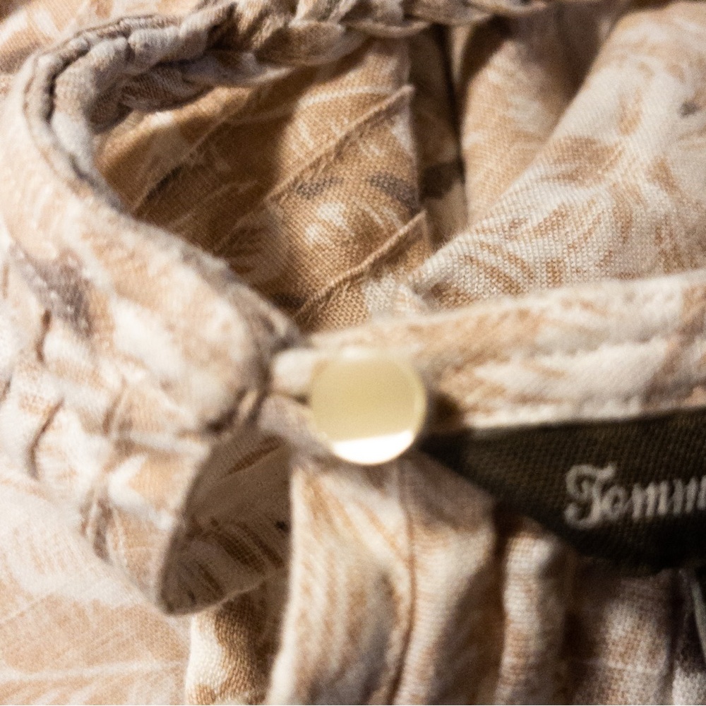 Tommy Bahama Beige Floral Halter Neck Mini Dress - Picture 7 of 15